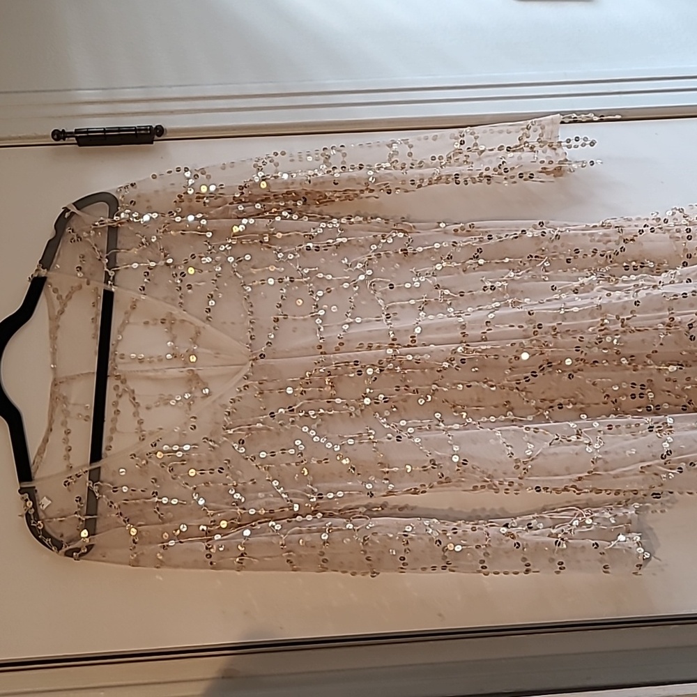 Gold Dress Cover Up